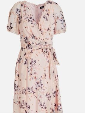 DKNY Pale Pink Floral Dress